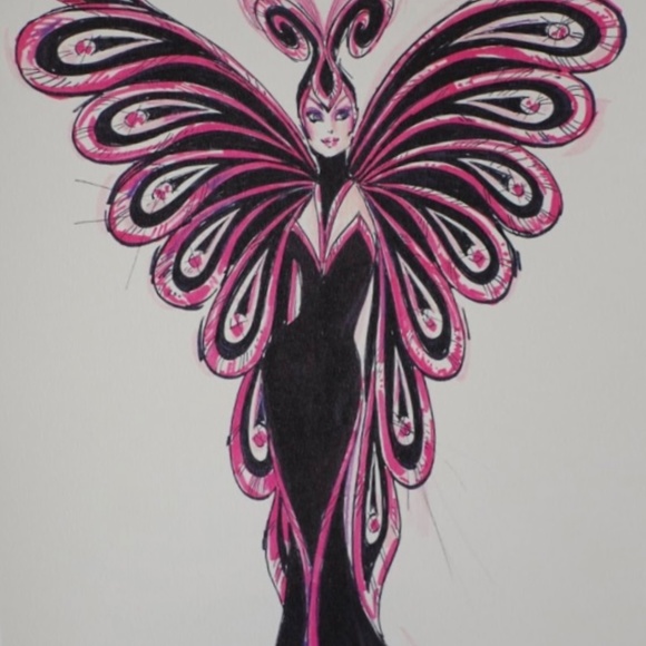 FAO Schwartz Bob Mackie Le Papillon Barbie NIB NWT - Picture 2 of 16